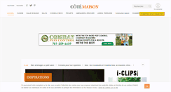 Desktop Screenshot of cotemaison.fr
